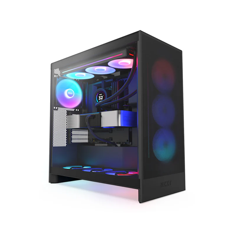 PC GAMER NZXT H7 FLOW, Intel Core i7-12700K, NVIDIA RTX 4070, 64GB RAM, 2TB NVME