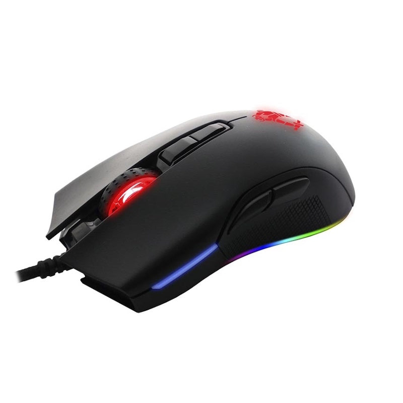 MOUSE GAMER YEIYAN CLAYMORE SERIE 2000 ÓPTICO, ALÁMBRICO, NEGRO, 12,000DPI