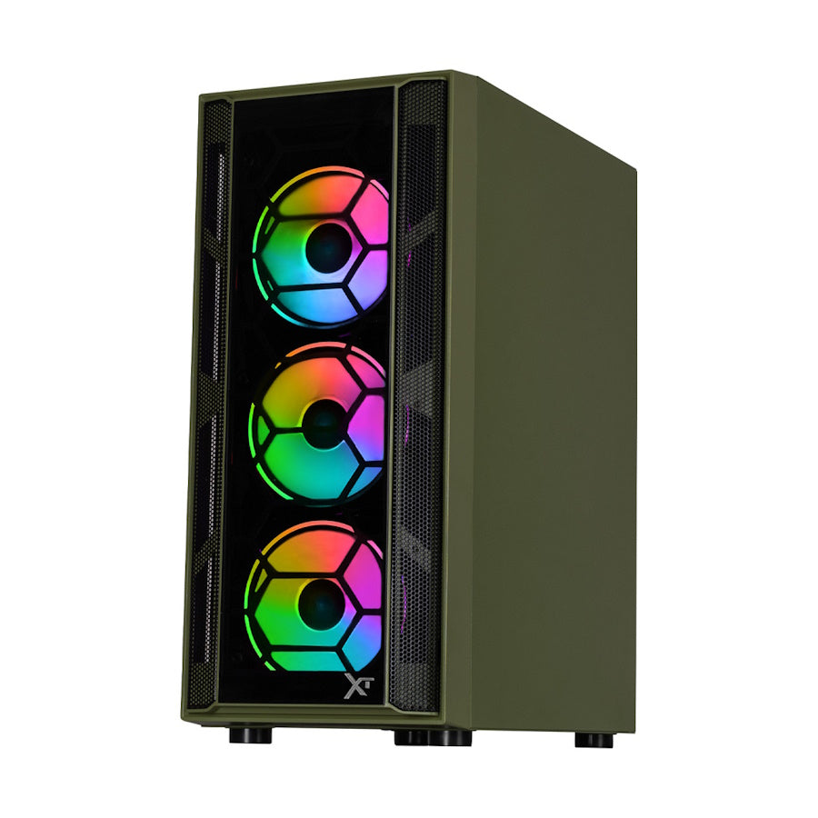 PC GAMER KRONOS TACTICAL GREEN, Intel Core i3-10100F, AMD Radeon RX 6500 XT, 16GB RAM, 500 NVME