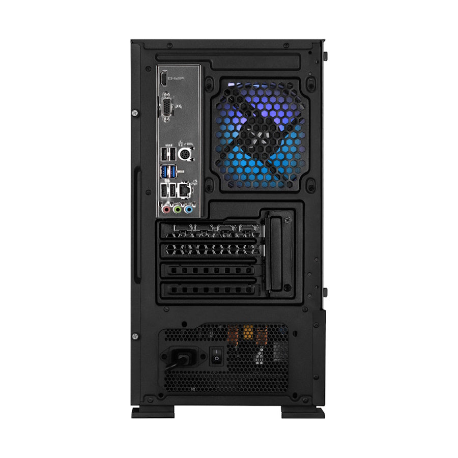 PC GAMER AIR FLOW BLACK, Intel Core i5-12400F, NVIDIA RTX 3060, 16GB RAM, 500GB NVME