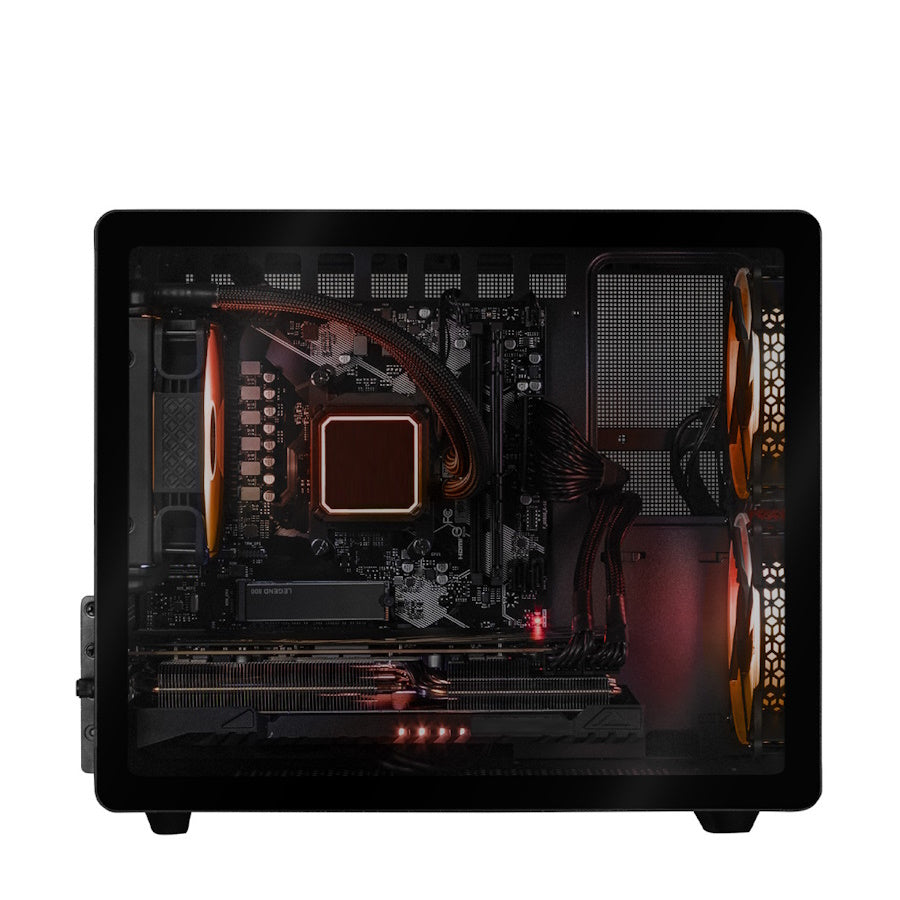 PC GAMER BR TANK MINI BLACK, Intel Core i5-12400F, NVIDIA RTX 4060, 16GB RAM, 500GB NVME