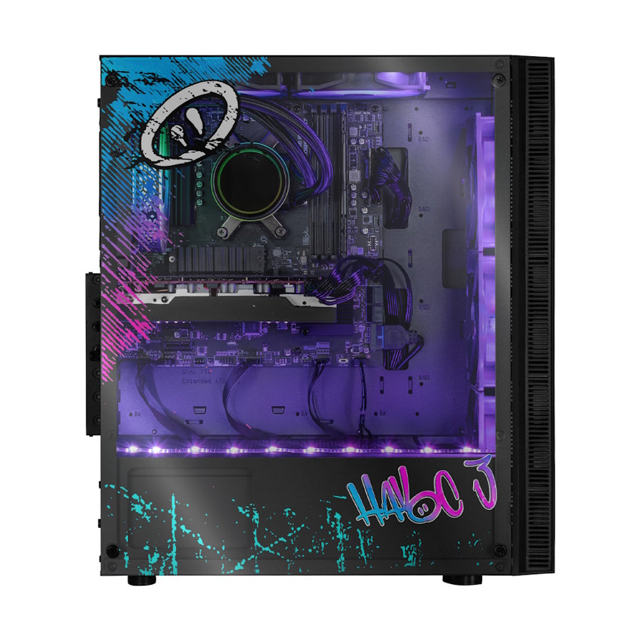 PC GAMER OCELOT GRAFITI, AMD Ryzen 7 5800XT, AMD Radeon RX 7600, 16GB RAM, 500GB NVME