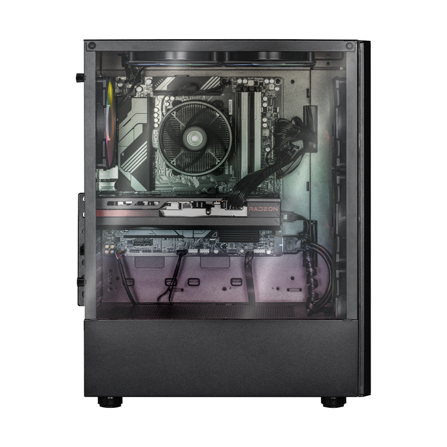 PC GAMER XPG VALOR AIR LOW, Intel Core i3-10105F, AMD Radeon RX 6500 XT, 16GB RAM, 500GB NVME