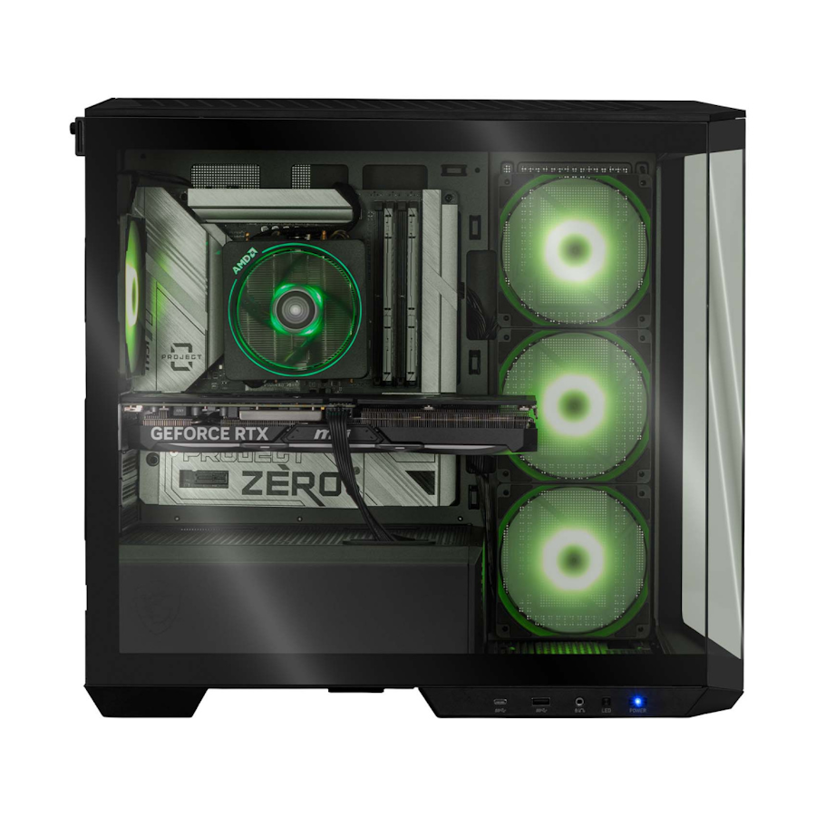 PC GAMER MSI MAG PANO M100R, AMD Ryzen 9 7900X, NVIDIA RTX 4070, 32GB RAM, 1TB NVME