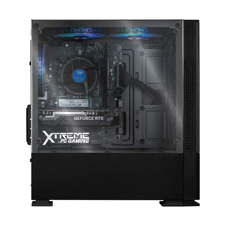PC GAMER AIR FLOW BLACK, Intel Core i5-12400F, NVIDIA RTX 3060, 16GB RAM, 500GB NVME