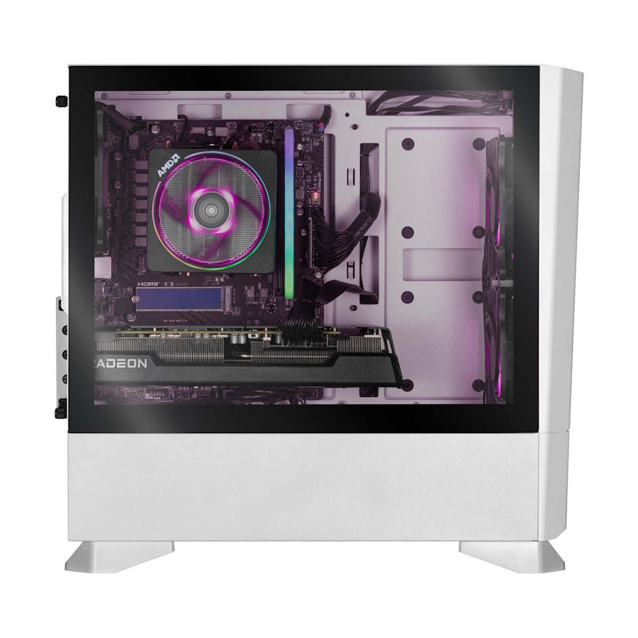 PC GAMER COUGAR MG140 AIR RGB, AMD Ryzen 7 5800XT, AMD Radeon RX 7600, 16GB RAM, 500GB NVME