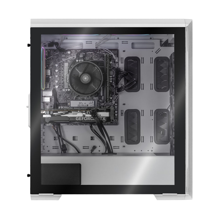 PC GAMER XPG DEFENDER WHITE PRO, AMD Ryzen 5 7600, NVIDIA RTX 4060, 16GB RAM, 500GB NMVE