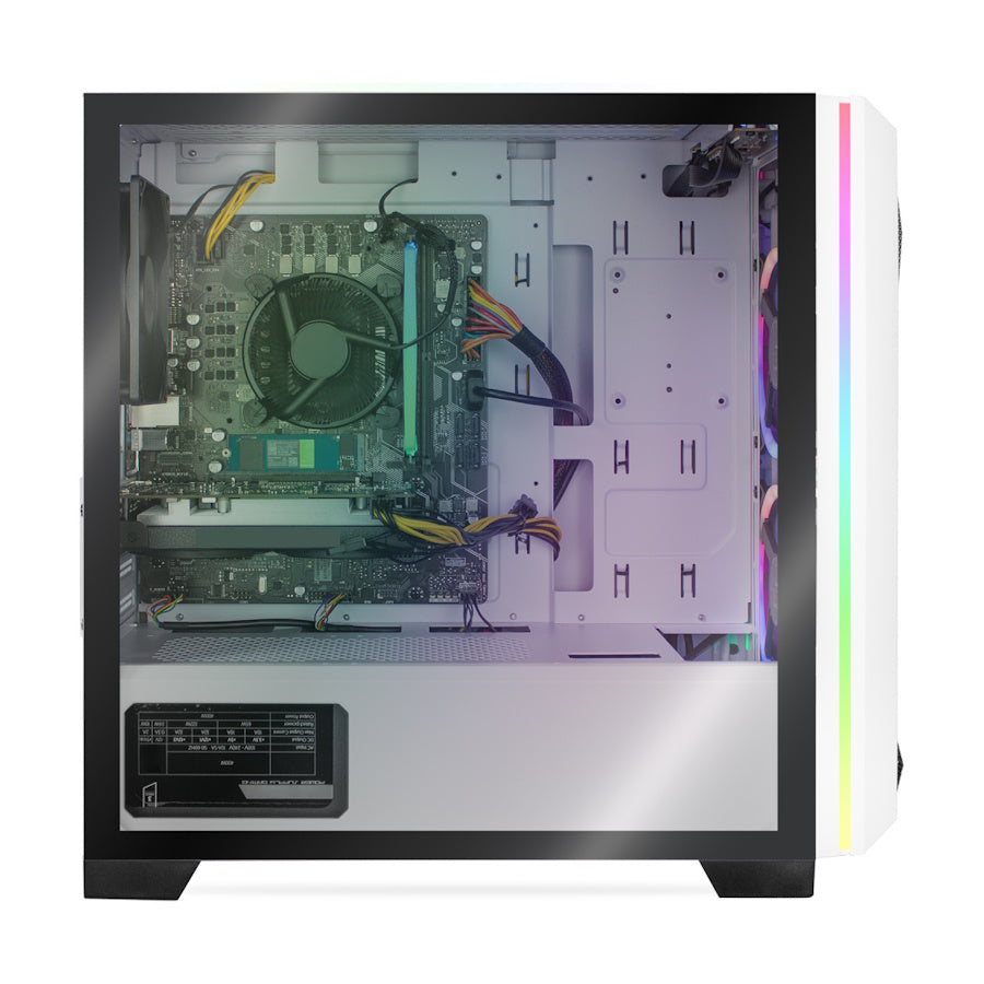 PC GAMER MASTER COOLER MASTERBOX TD, Intel Core i3-12100F, AMD Radeon RX 6600, 16GB RAM, 500GB NVME