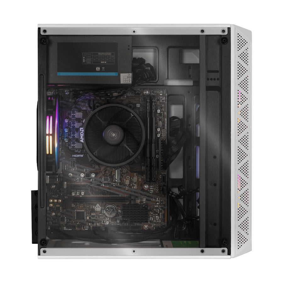 PC GAMER ACTECK DOOM WHITE, AMD Athlon 3000G, Radeon Graphics, 8GB RAM, 250GB SSD