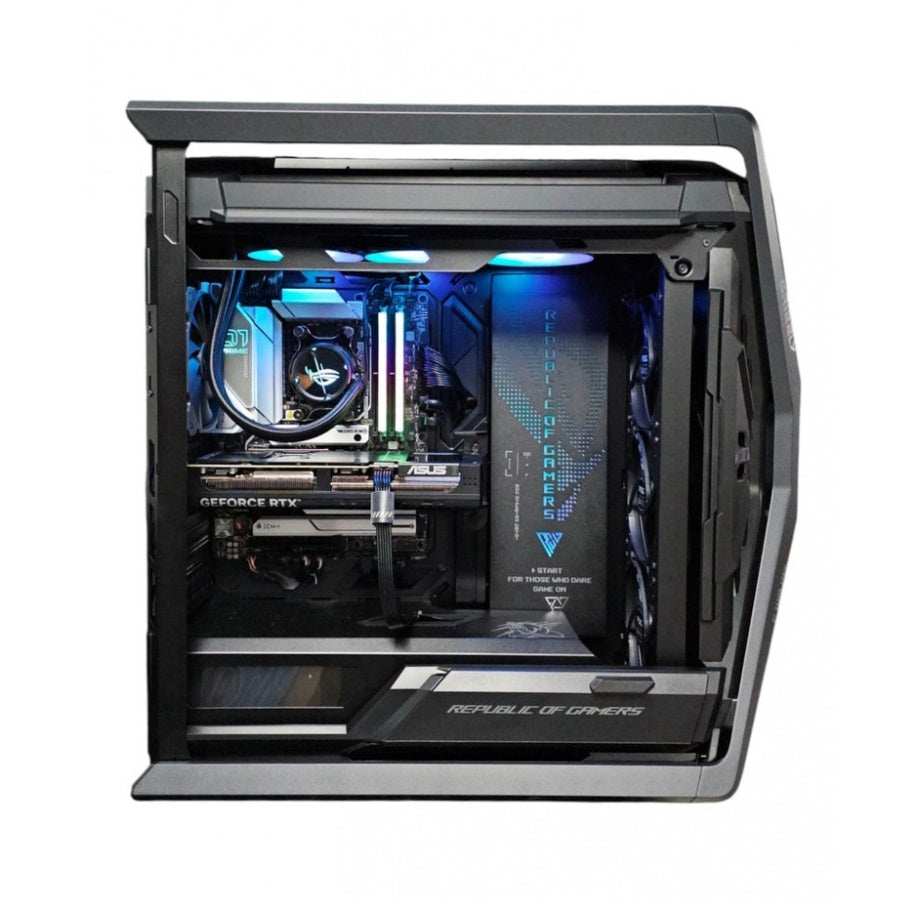 PC GAMER ASUS HYPERION, AMD Ryzen 7 9800X3D, NVIDIA RTX 5080, 64GB RAM, 2TB NVME