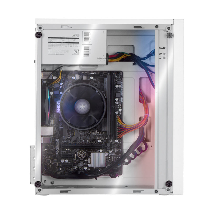 PC GAMER FUSION II WHITE, AMD Ryzen 5 5600G, Radeon Graphics, 8GB RAM, 250GB SSD