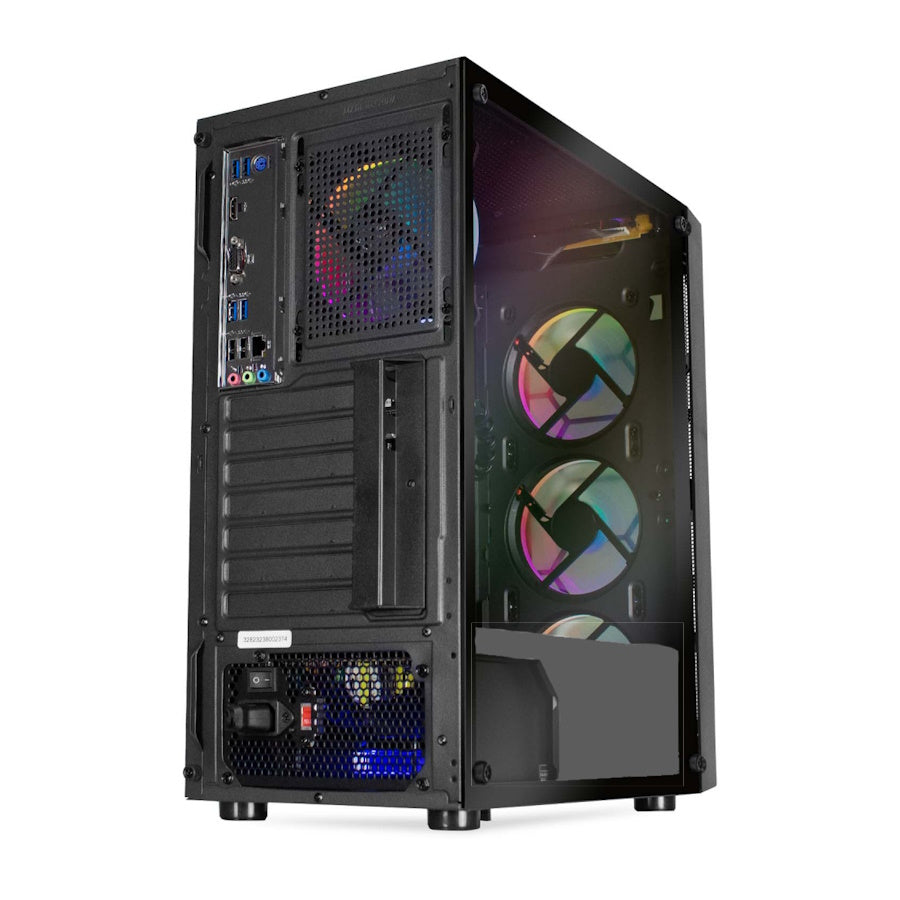 PC GAMER KRONOS BLACK BASIC, AMD Ryzen 7 5700G, Radeon Graphics, 8GB RAM, 250GB NVME