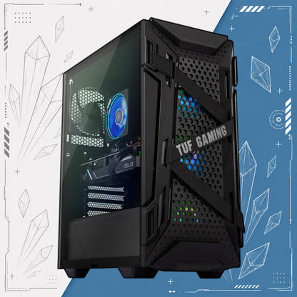 PC GAMER ASUS TUF, AMD Ryzen 5 7600, NVIDIA RTX 4060, 16GB RAM, 1TB NVME