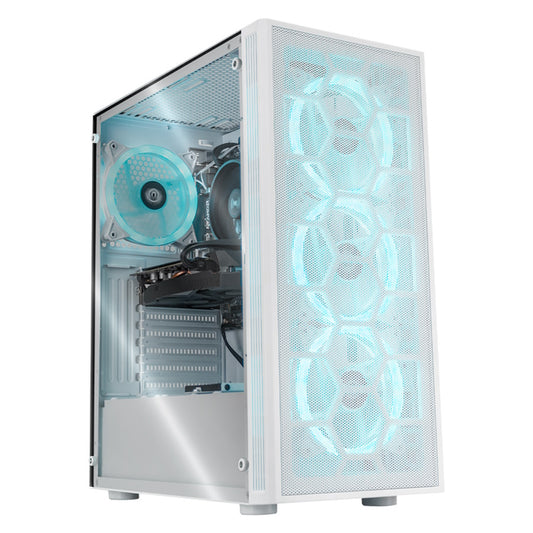 PC GAMER BR MESH, AMD Ryzen 5 500, AMD Radeon RX 6600, 16GB RAM, 500GB NVME