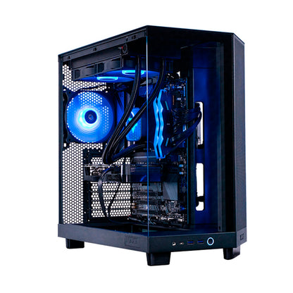 PC GAMER CASE NZXT H6 FLOW, AMD RYZEN 5 7600X, NVIDIA RTX 4060, 16GB RAM, 300GB NVME