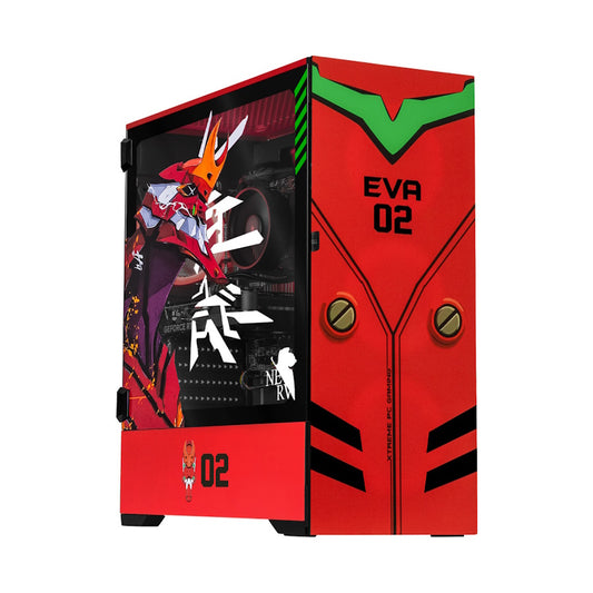 PC GAMER EDITION EVAGELION ASUKA, AMD Ryzen 5 5500, NVIDIA RTX 3050, 16GB RAM, 500GB NVME