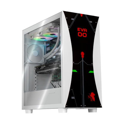 PC GAMER EVAGELION 00 BLACK, AMD Ryzen 7 5700X, NVIDIA RTX 4060, 16GB RAM, 500GB NVME
