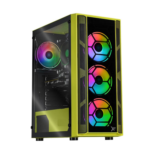 PC GAMER KRONOS GREEN, AMD Ryzen 5 5600X, NVIDIA RTX 3060, 16GB RAM, 500GB NVME