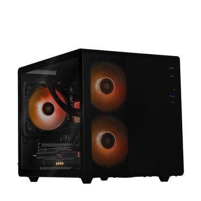 PC GAMER BR TANK MINI BLACK, Intel Core i5-12400F, NVIDIA RTX 4060, 16GB RAM, 500GB NVME