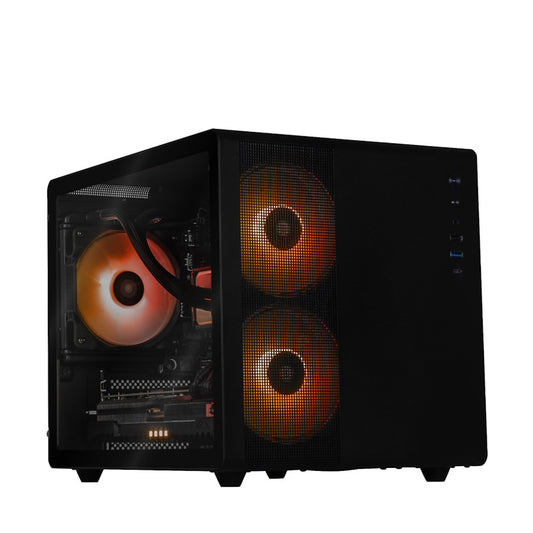 PC GAMER BR TANK MINI BLACK, Intel Core i5-12400F, NVIDIA RTX 4060, 16GB RAM, 500GB NVME