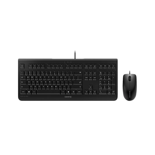 KIT TECLADO Y MOUSE CHERRY DC 2000, ALÁMBRICO, NEGRO, USB