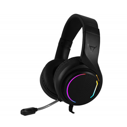 AUDÍFONOS GAMER  BATAURO GAURUS, ALÁMBRICO, NEGRO, USB, 2Mts