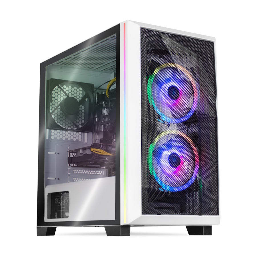 PC GAMER MASTER COOLER MASTERBOX TD, Intel Core i3-12100F, AMD Radeon RX 6500 XT, 8GB RAM, 512GB NVME