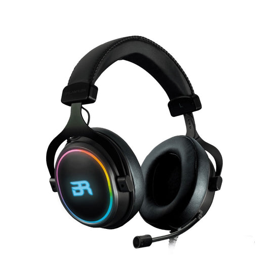 AUDÍFONOS GAMER BR ORPHIX RGB, ALÁMBRICO, USB-A ,NEGRO ,2.1Mts