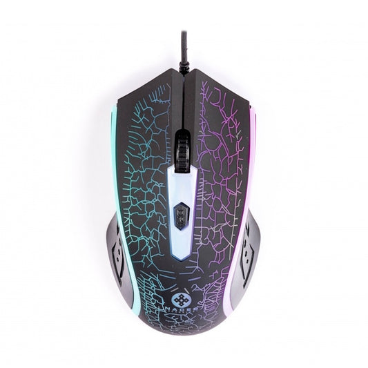 MOUSE GAMER NACEB ÓPTICO NA-592NE, ALÁMBRICO, BLANCO, 1,200DPI