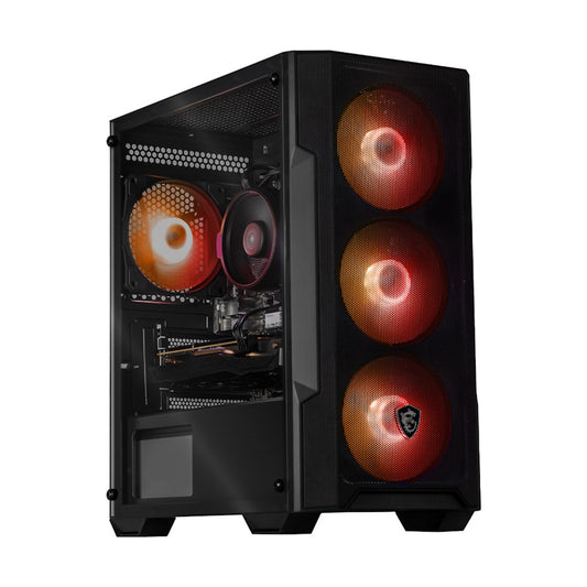PC GAMER MSI MAG FORGE MAX, AMD Ryzen 5 5500, NVIDIA RTX 3060, 16GB RAM, 500GB NVME