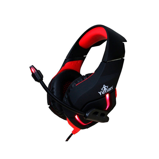AUDÍFONOS GAMER YEYIAN WICKED SERIE 3000, ALÁMBRICO, NEGRO, 3.5MM, 2.2Mts