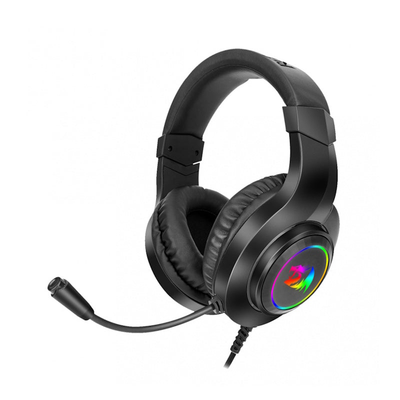 AUDÍFONOS GAMER REDRAGON HYLAS RGB, ALÁMBRICO, NEGRO, USB-A, 2Mts