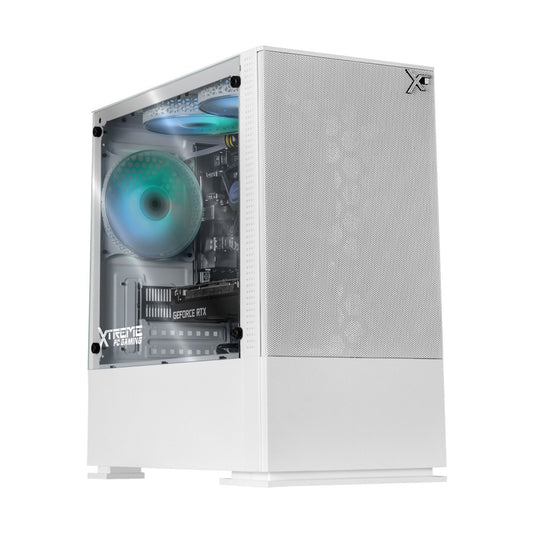 PC GAMER AIR FLOW WHITE, Intel Core i3-12100, NVIDIA RTX 3050, 16GB RAM, 500GB NVME