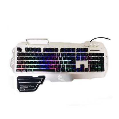 TECLADO GAMER RAIJU E-SPORTS RGB, ALÁMBRICO, ALUMINIO/NEGRO, USB
