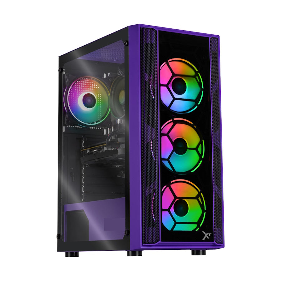 PC GAMER KRONOS PURPLE, AMD Ryzen 5 5500, NVIDIA RTX 3060, 16GB RAM, 500GB NVME