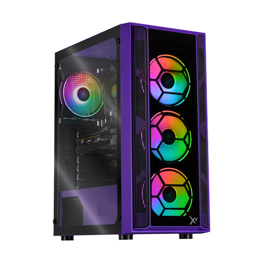 PC GAMER KRONOS PURPLE, AMD Ryzen 5 5500, NVIDIA RTX 3060, 16GB RAM, 500GB NVME