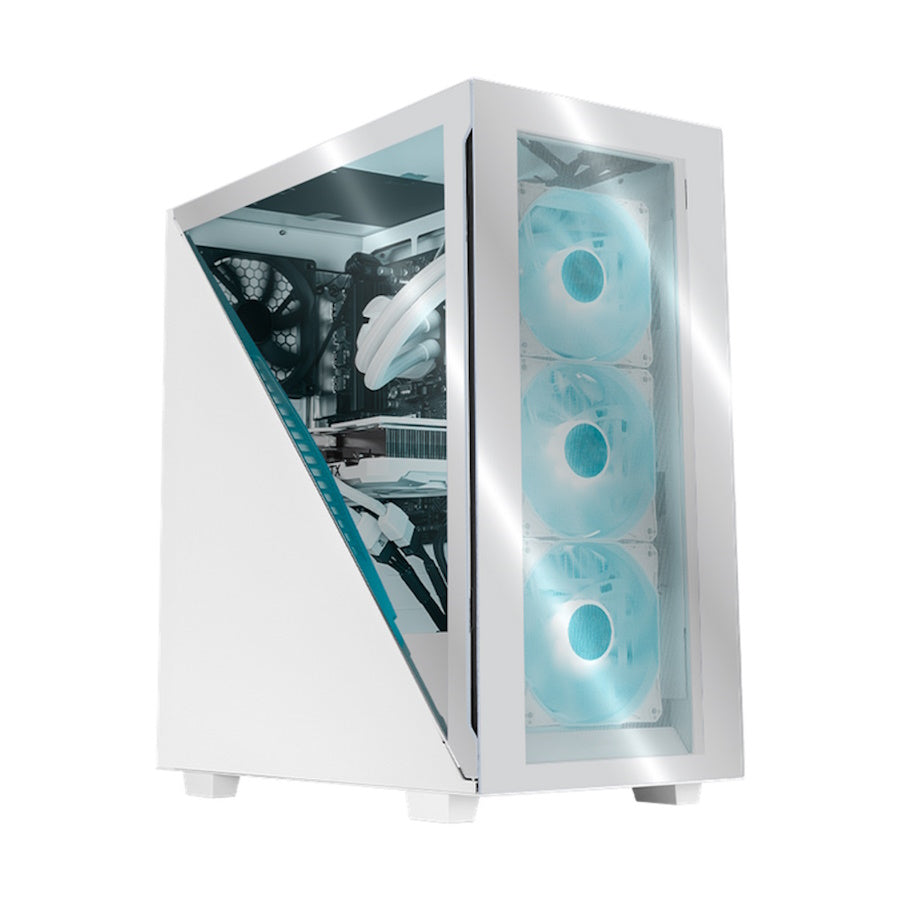 PC GAMER TT DIVIDER 300TG, AMD Ryzen 7 5700X, NVIDIA RTX 4060, 16GB RAM, 500GB NVME