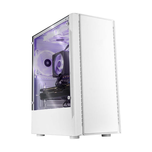 PC GAMER BR NYX WHITE, AMD Ryzen 5 5600X, NVIDIA RXT 4060, 16GB RAM, 500GB NVME