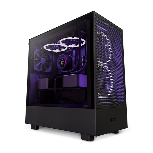 PC GAMER NZXT H5 BLACK LOW, Intel Core i7-12700KF, AMD Radeon RX 7600, 32GB RAM, 1TB NVME
