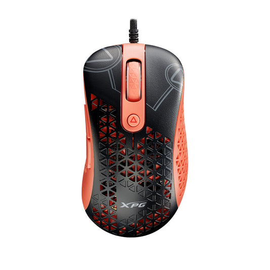 MOUSE GAMER XPG ÓPTICO SLINGSHOT EDITION MERA, ALÁMBRICO, NEGRO/ROSA, 12,000DPI