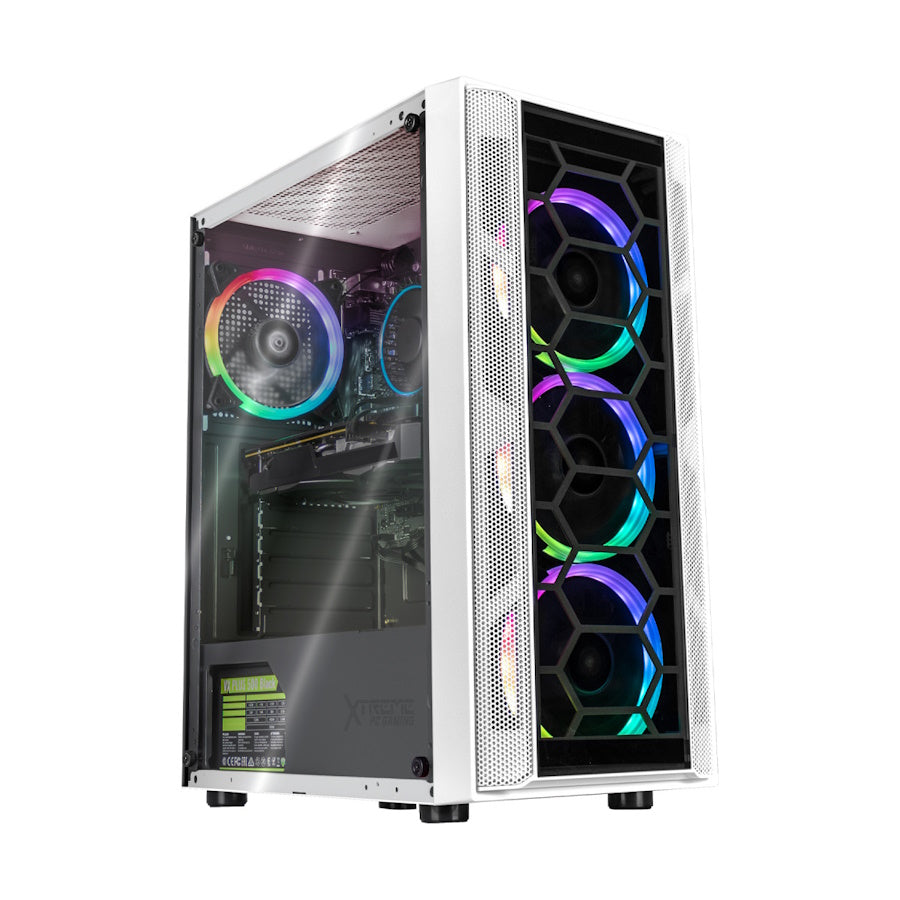 PC GAMER KRONOS WHITE, AMD Ryzen 7 5700, NVIDIA RTX 4060, 16GB RAM, 500GB NVME