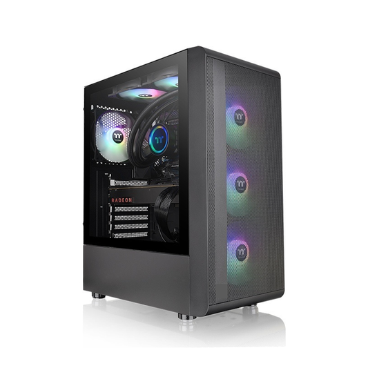 PC GAMER THERMALTAKE S200, Intel Core i5-12600KF, AMD Radeon RX 7600, 32GB RAM, 1TB NVME