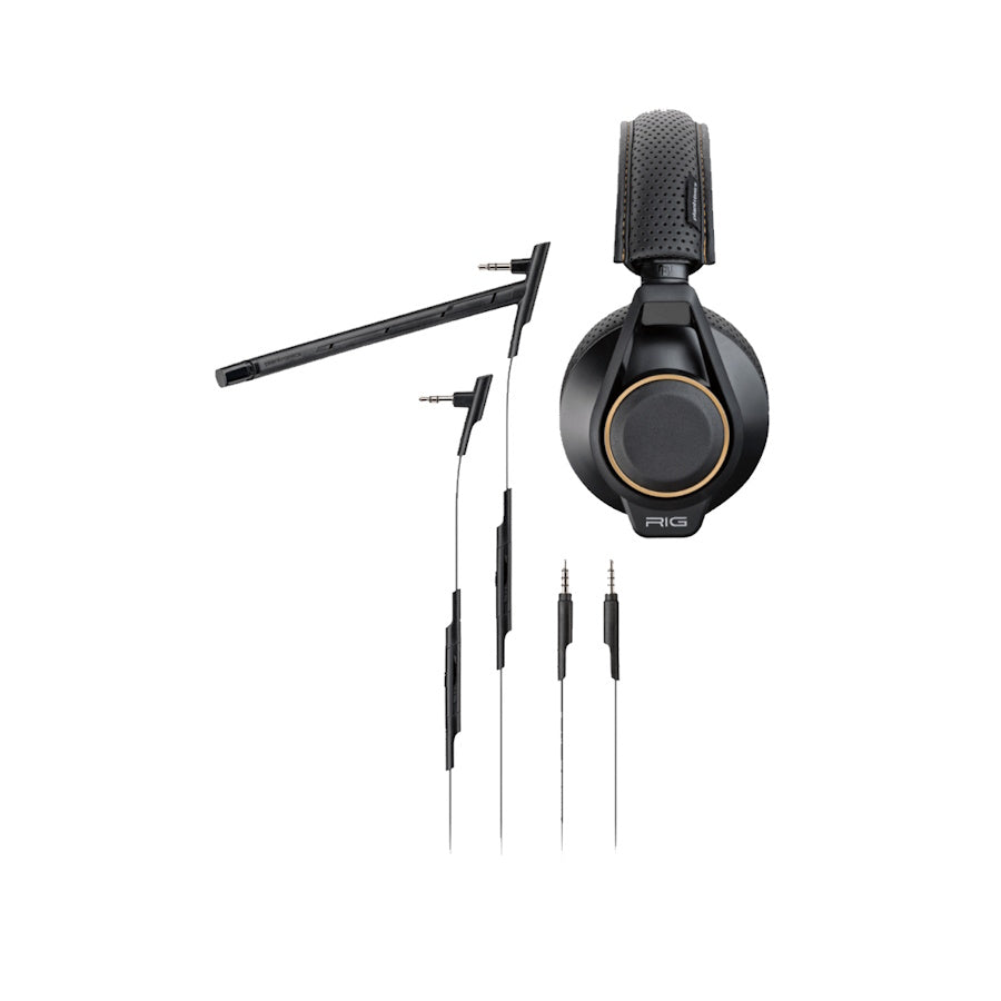 AUDÍFONOS GAMER RING 600, ALÁMBRICO, NEGRO, 3.5MM, 2Mts