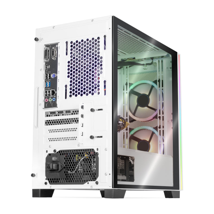 PC GAMER MASTER COOLER MASTERBOX TD, Intel Core i3-12100F, AMD Radeon RX 6500 XT, 8GB RAM, 512GB NVME