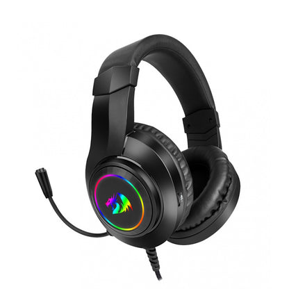 AUDÍFONOS GAMER REDRAGON HYLAS RGB, ALÁMBRICO, NEGRO, USB-A, 2Mts