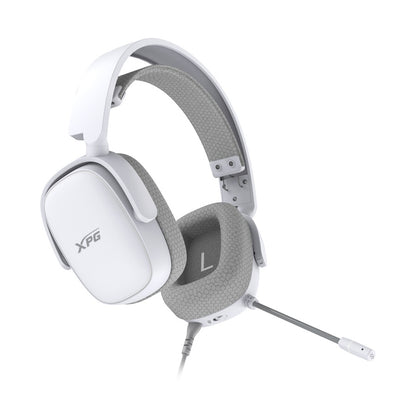 AUDÍFONOS GAMER XPG PRECOG S WHITE, ALÁMBRICO, NEGRO, 3.5MM, 1.3Mts