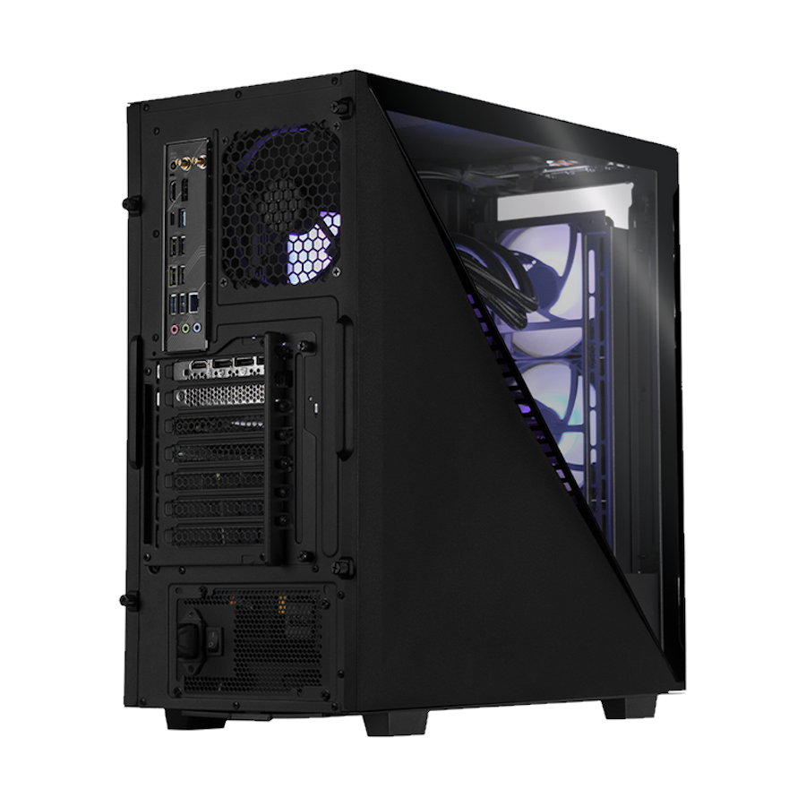 PC GAMER THERMALTAKE DIVIDER, AMD Ryzen 7 9700X, NVIDIA RTX 4070Ti, 32GB RAM, 1TB NVME