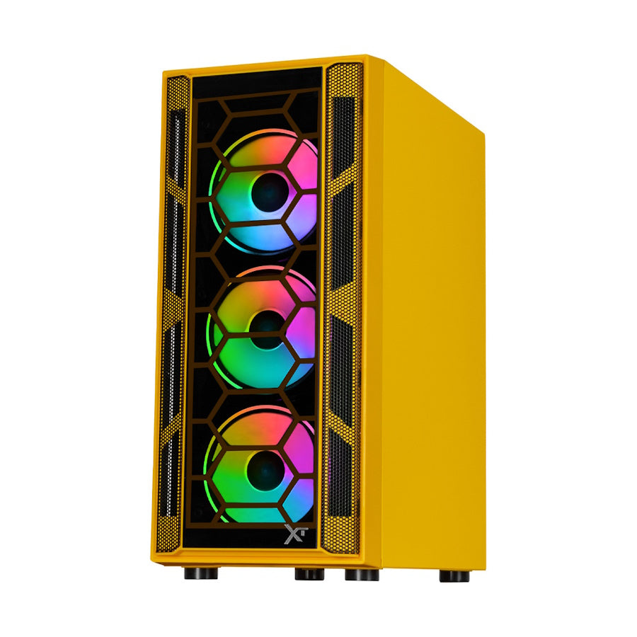 PC GAMER KRONOS YELLOW, Intel Core i3-10100F, AMD Radeon RX 6500 XT, 16GB RAM, 500GB NVME