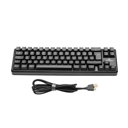 TECLADO GAMER YEYIAN AKIL S3500, ALÁMBRICO, MECÁNICO, SWITCH OUTEME BLUE, ROSA/BLANCO, USB