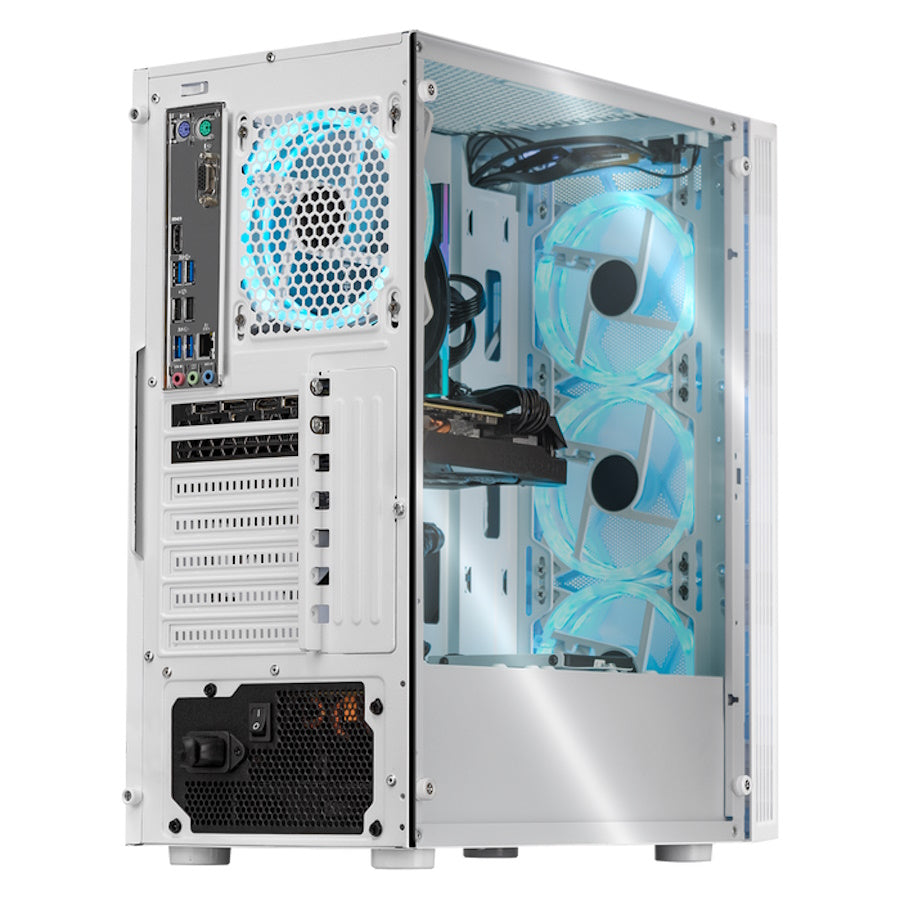PC GAMER BR MESH, AMD Ryzen 5 500, AMD Radeon RX 6600, 16GB RAM, 500GB NVME